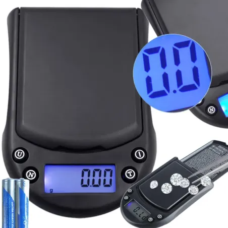 Waga kieszonkowa jubilerska 500g/0,1g precyzyjna gramowa elektroniczna-5907451361399