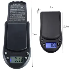 Waga kieszonkowa jubilerska 500g/0,1g precyzyjna gramowa elektroniczna