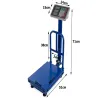Waga magazynowa elektroniczna oparcie 100kg składana z akumulatorem