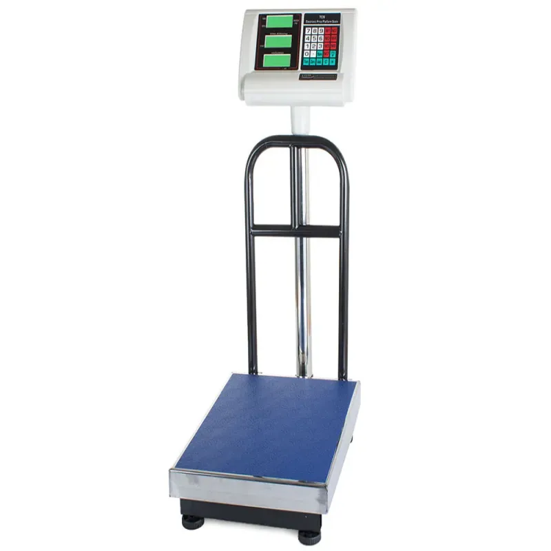 Waga elektroniczna magazynowa 30x40 200kg zasilanie 230V i akumulator Waga elektroniczna magazynowa 30x40 200kg zasilanie 230V i akumulator