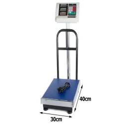 Waga elektroniczna magazynowa 30x40 200kg zasilanie 230V i akumulator