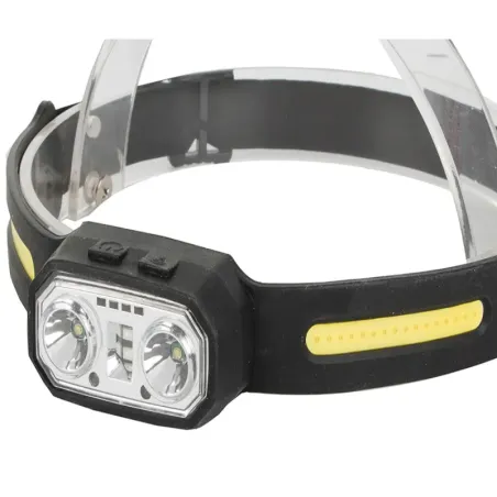 Latarka czołowa opaska na głowę mocna czołówka reflektor led czujnik-5907451353974