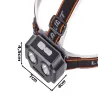 Latarka czołowa czołówka led xhp30 smd akumualtor 5V/USB