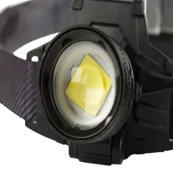 Latarka czołowa bailong xhp160 powerbank zoom i lampka bezpieczeństwa