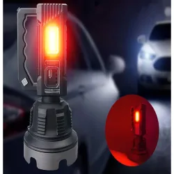 Latarka szperacz statyw dioda cree led xhp50 cob na wyprawy i do pracy