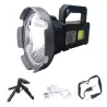 Latarka szperacz statyw dioda cree led xhp50 cob na wyprawy i do pracy