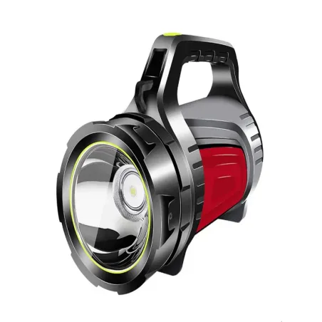 Latarka akumulatorowa led szperacz powerbank mocna przenośna lampa-5907451343616