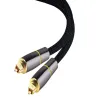Kabel przewód optyczny 2m oplatany toslink digital hq do kina domowego