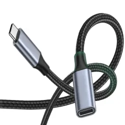 Kabel usb-c 2m przedłużacz adapter w oplocie przedłużający przewód