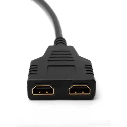 Rozdzielacz hdmi splitter rozgałęźnik 2 porty fhd z jednego na dwa