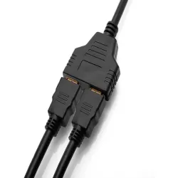Rozdzielacz hdmi splitter rozgałęźnik 2 porty fhd z jednego na dwa