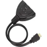 Rozdzielacz typ 1 z 3 źródeł rozgałęźnik switch hdmi 3w1 3 porty 4k