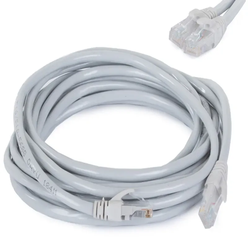Kabel 5m sieciowy lan cat6 rj45 skrętka ethernet typ prosty 568B Kabel 5m sieciowy lan cat6 rj45 skrętka ethernet typ prosty 568B