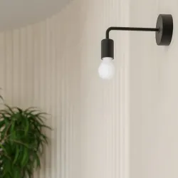 Żyrandol NORAH 4 czarny cztero ramienna lampa sufitowa na żarówki e27