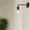 Żyrandol NORAH 4 czarny cztero ramienna lampa sufitowa na żarówki e27