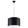 Lampa wisząca NOVA 40 czarna prosty cylindryczny kształt żarówka e27