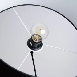 Lampa wisząca NOVA 40 czarna prosty cylindryczny kształt żarówka e27