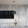 Lampa wisząca NOVA 40 czarna prosty cylindryczny kształt żarówka e27