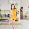 Huśtawka ogrodowa sznurowa z rączkami dla dzieci trapez gimnastyczny