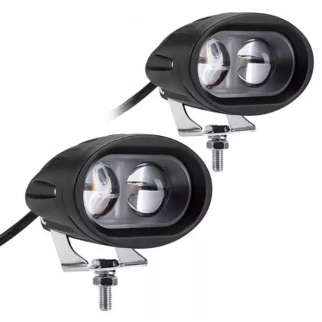 2 x Halogen led doświetlacz 20W soczewkowy+włącznik-