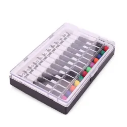 Wkrętaki precyzyjne torx 12 szt + etui śrubokręty do prac amatorskich