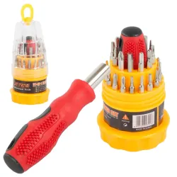 Wkrętaki precyzyjne torx 31 szt magnetyczne zestaw do prac amatorskich