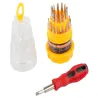 Wkrętaki precyzyjne torx 31 szt magnetyczne zestaw do prac amatorskich
