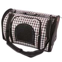 Duża torba 43x26x25cm dla psa lub kota transportowa z paskiem na ramię