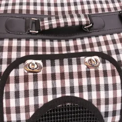 Duża torba 43x26x25cm dla psa lub kota transportowa z paskiem na ramię