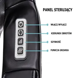 Masażer karku szyi pleców ciała 3d shiatsu rozgrzewa poprawia krążenie