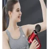 Pistolet do masażu pleców ciała nóg masażer massage gun 4 końcówki
