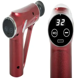 Pistolet do masażu pleców ciała nóg masażer massage gun 4 końcówki