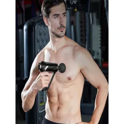 Pistolet do masażu pleców ciała nóg masażer massage gun 4 końcówki