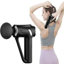 Pistolet do masażu pleców ciała nóg masażer massage gun 4 końcówki