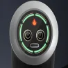 Pistolet do masażu masażer rozgrzewający chłodzący 10 końcówek usb