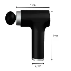 Pistolet do masażu masażer rozgrzewający chłodzący 10 końcówek usb