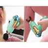 Mini pistolet do masażu mocny masażer massage gun przenośny 4 końcówki