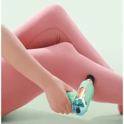 Mini pistolet do masażu mocny masażer massage gun przenośny 4 końcówki