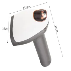 Pistolet do masażu bezprzewodowy lcd mocny zestaw 8 końcówek do pleców