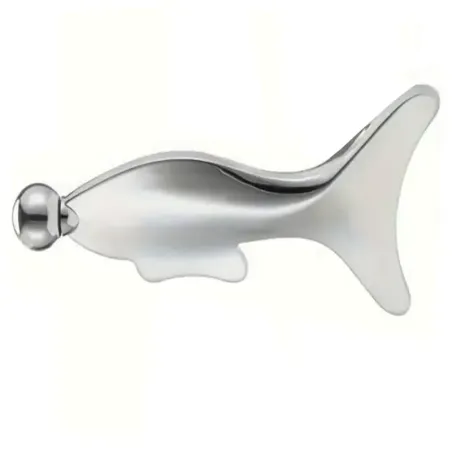 Masażer metalowy płytka do masażu kulka do ciała zimny nierdzewny-5907451354568