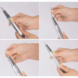 Frezarka do paznokci manicure pedicure 80w profesjonalna frezy 6szt