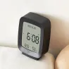 Zegar budzik z datą i temperaturą z funkcją drzemki pomiar wilgotności