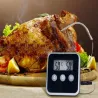 Cyfrowy termometr z sondą do pieczenia mięsa wędzarni timer alarm lcd