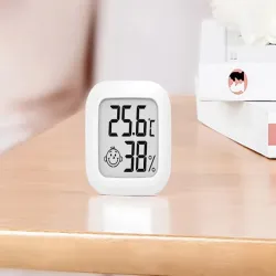 Cyfrowy termometr mini stacja pogody higrometr pokojowy na ścianę