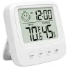 Termometr -50° - 70°C higrometr elektroniczny wewnętrzny z zegarem 24h