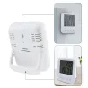 Termometr -50° - 70°C higrometr elektroniczny wewnętrzny z zegarem 24h