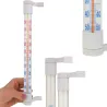 Termometr zaokienny zewnętrzny na okno ścianę 21cm z czytelną skalą