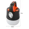 Lampa kempingowa biwakowa akumulatorowa usb turystyczna solarna hak
