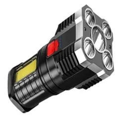 Latarka akumulatorowa szperacz biwakowa mocna wojskowa policyjna usb