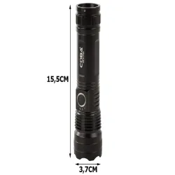 Latarka taktyczna wojskowa zoom coba xhp50 baterie akumulator 5V/USB
